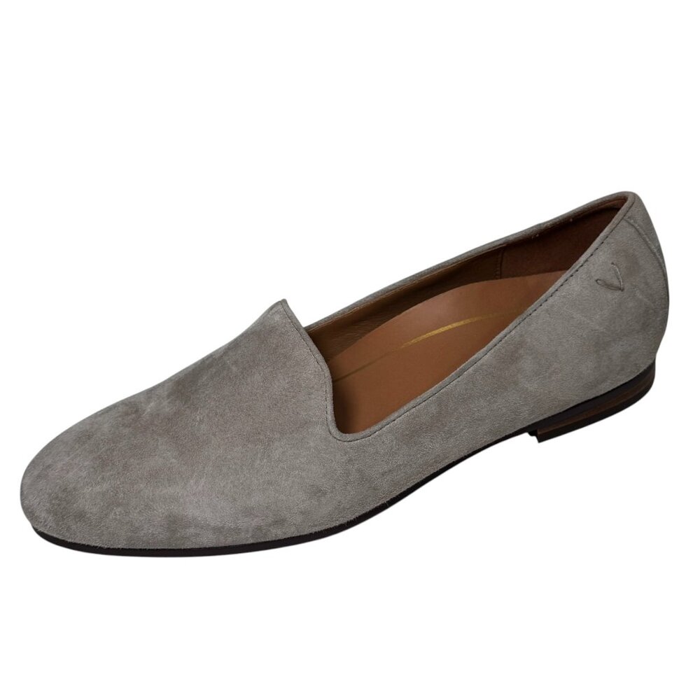 Vionic Willa Slip on Flat Gray/Taupe Suede‎ size 6 New $130